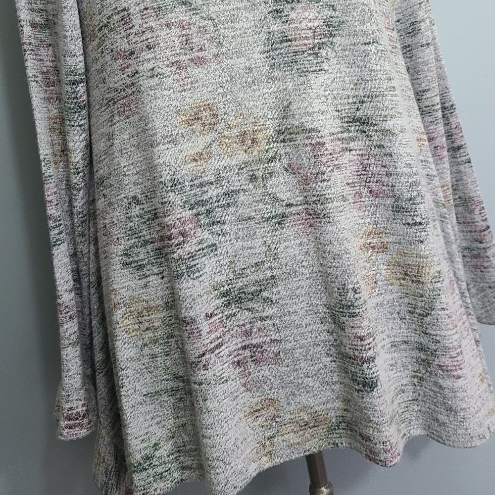 Cupio Blush Sz XLTop Lightweight jersey Brocade Style Design